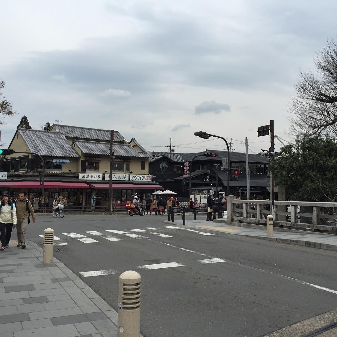 At the Togetsukyo Bridge #arayashima
