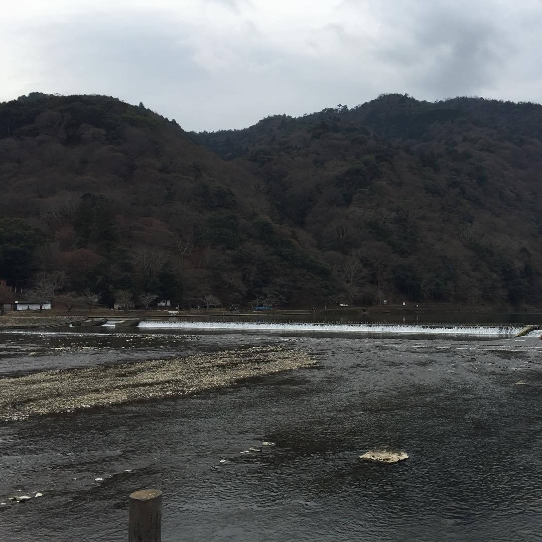 At the Togetsukyo Bridge #arayashima