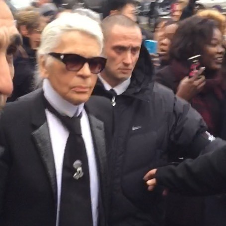 #Paris Fashion Week and look who walked by