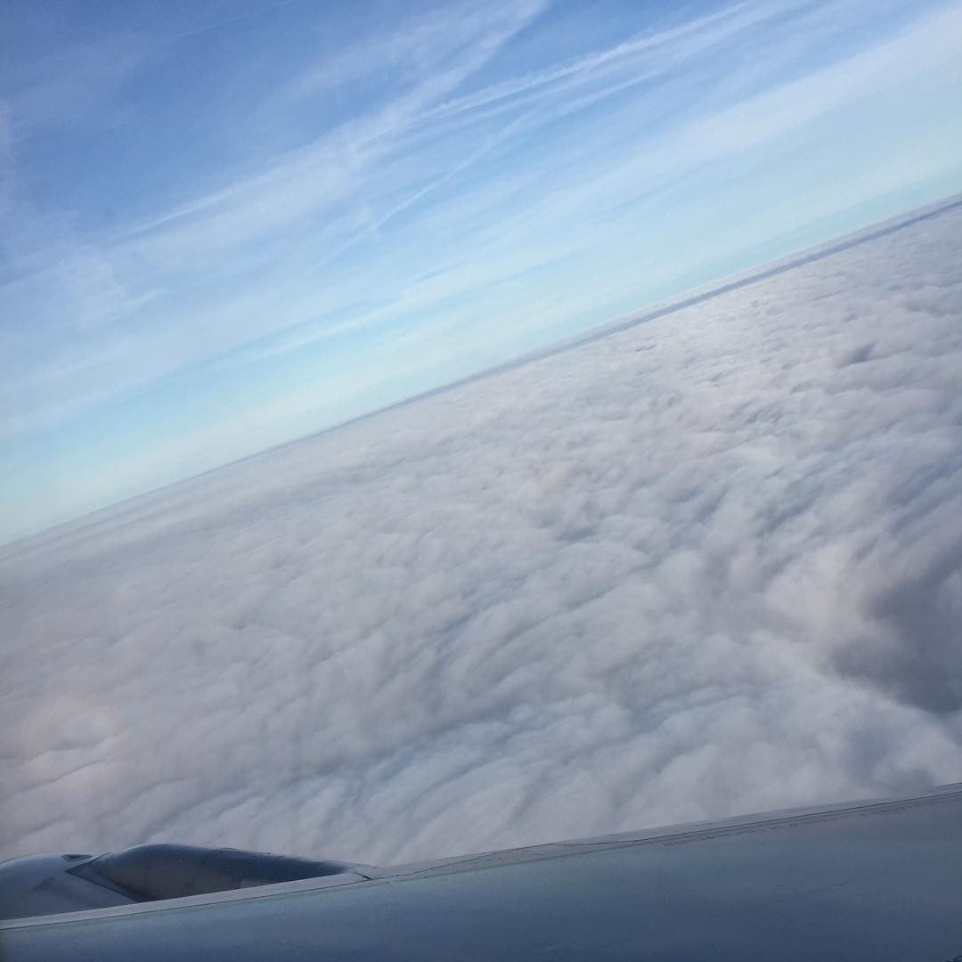 The world at an angle. #UpInTheAir