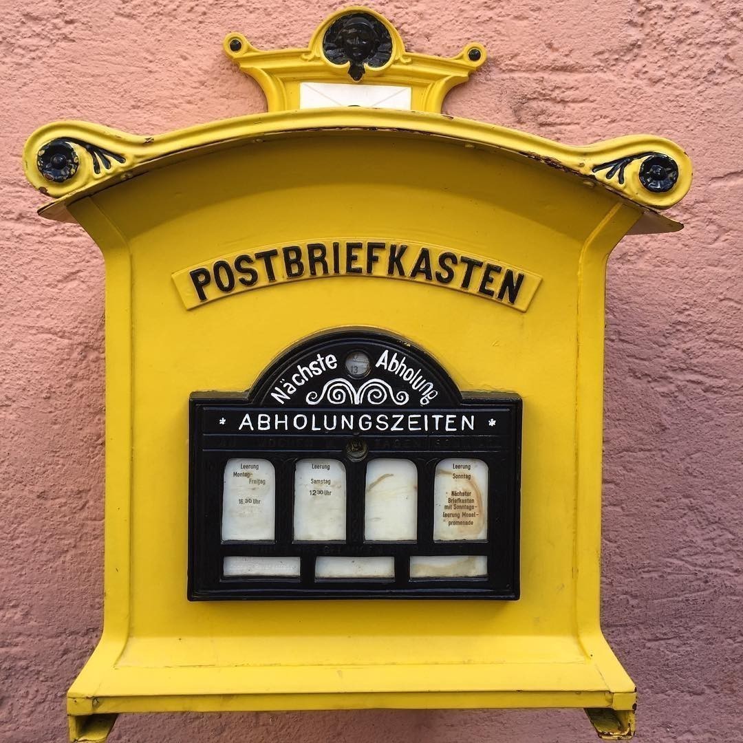 Traditional German letterbox #Postbriefkasten