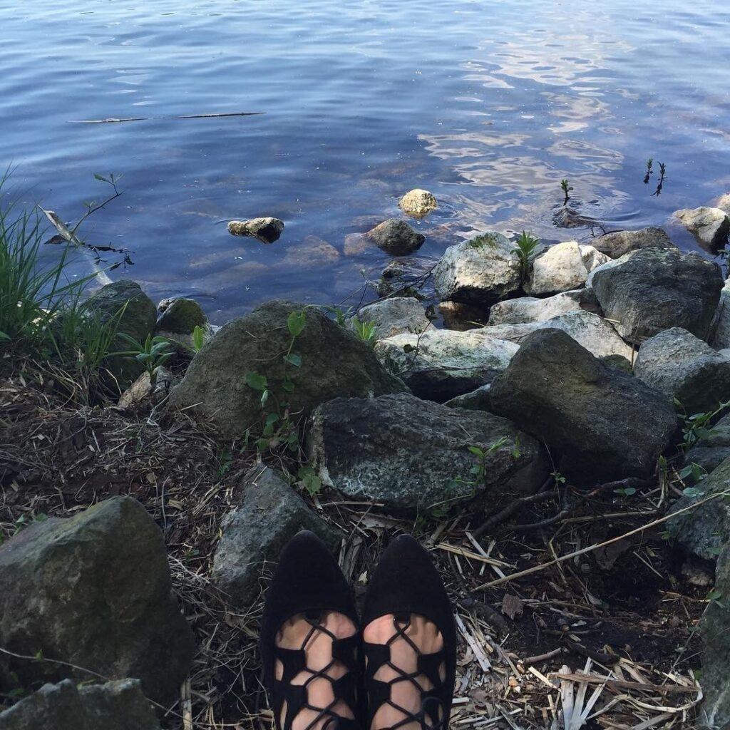 The lake close to my home. Beautiful weather 💕 #Berlin