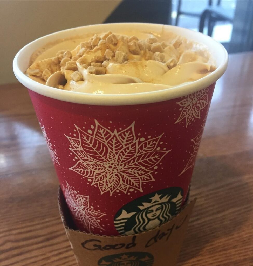 #GoodDay Snow White Pecan Nut Latte