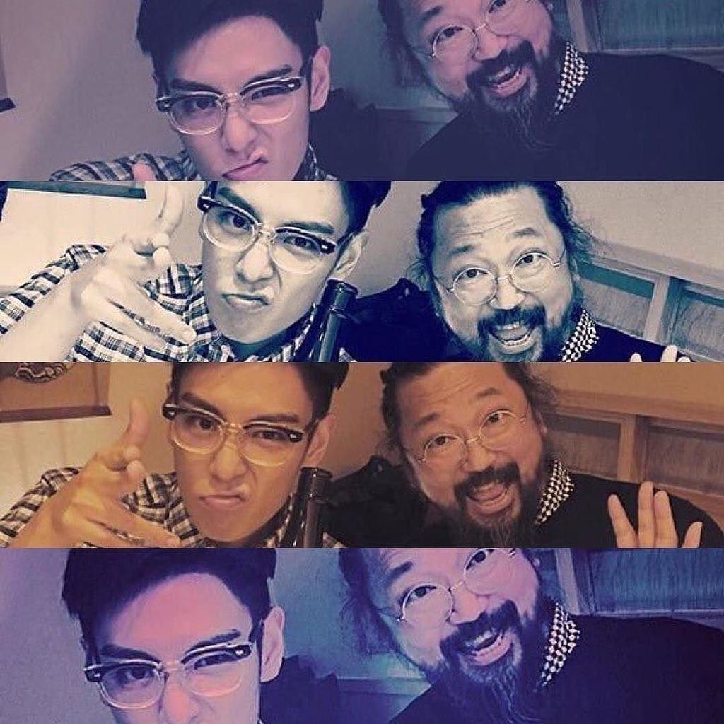 Two of my favourite artists: T.O.P and Takashi Murakami #contemporaryart