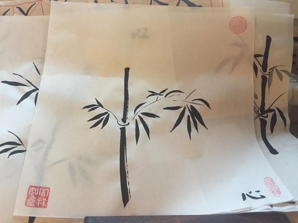 Trying something different #ChineseInkDrawing