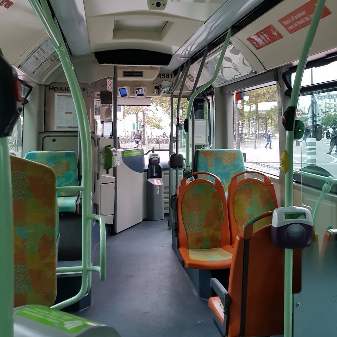 Private chauffeur. A bus all for me. Completely empty 😁👍