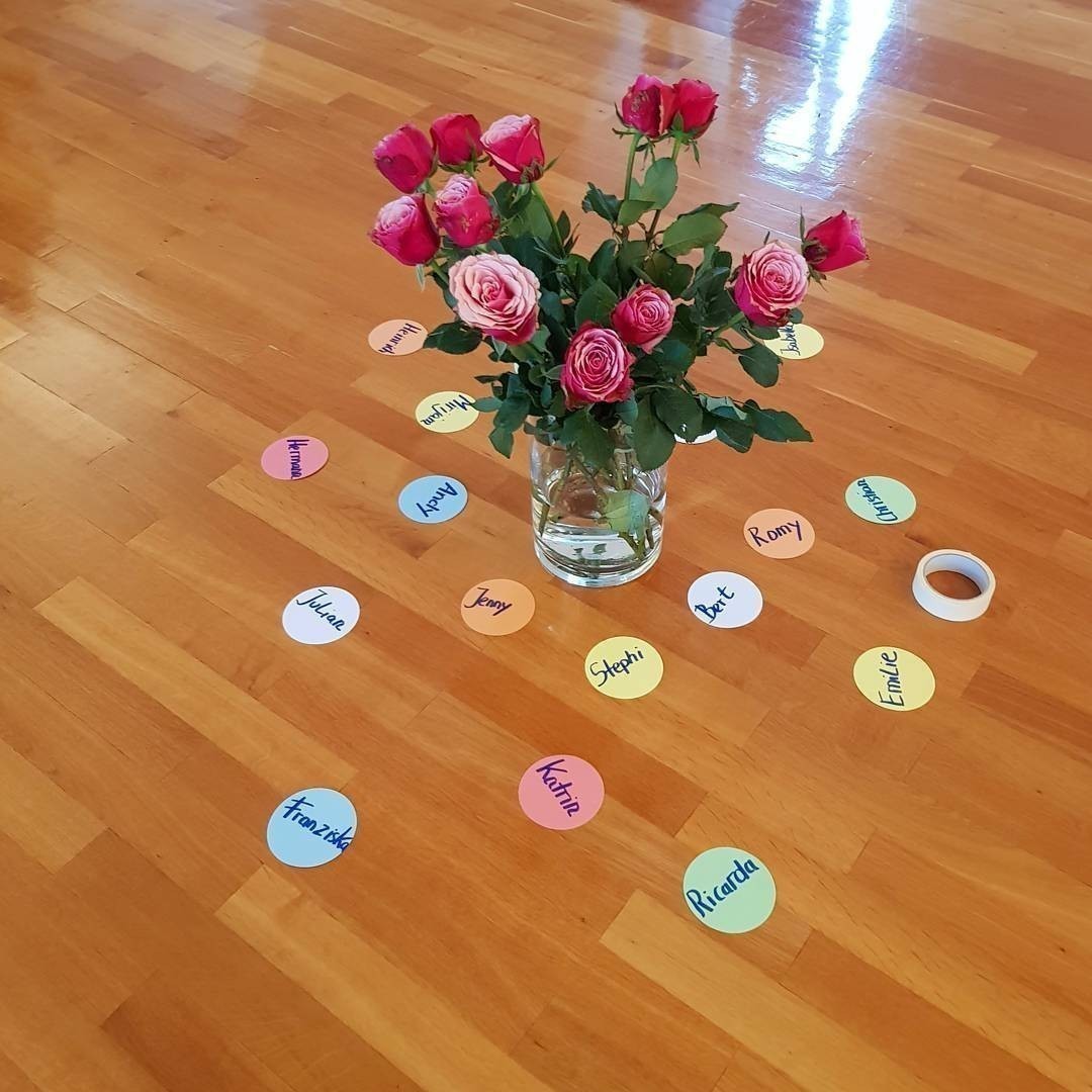 Mindfulness workshop sponsored by work. So cool. Great teacher Isabella Winkler. Check her out if your interested in Mindfulness teaching in Berlin and Germany.