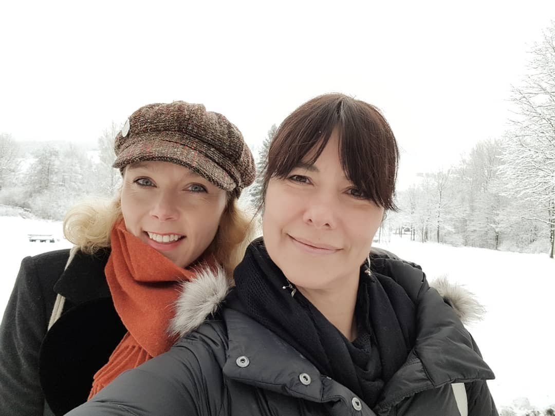 Long weekend with @cindy_gaede in the snow ☃