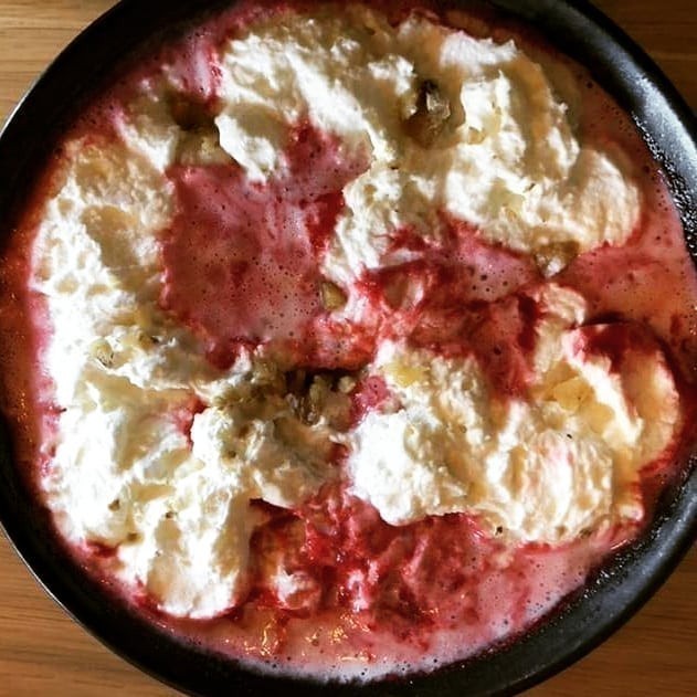 #Beetroot Soup with cream
