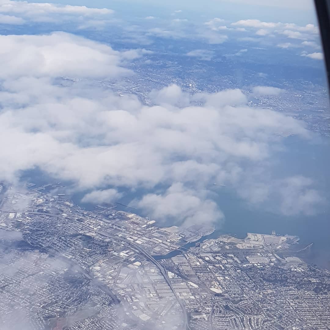 Arriving at my destination – can you guess where I am? More hints later.