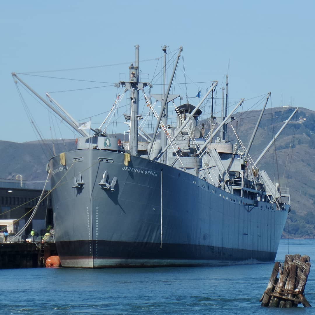 A war ship from the Second World War. #SanFrancisco