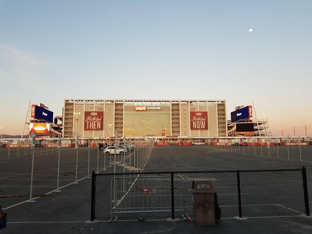 Evening event. LEVI’s stadium. #levisstadium