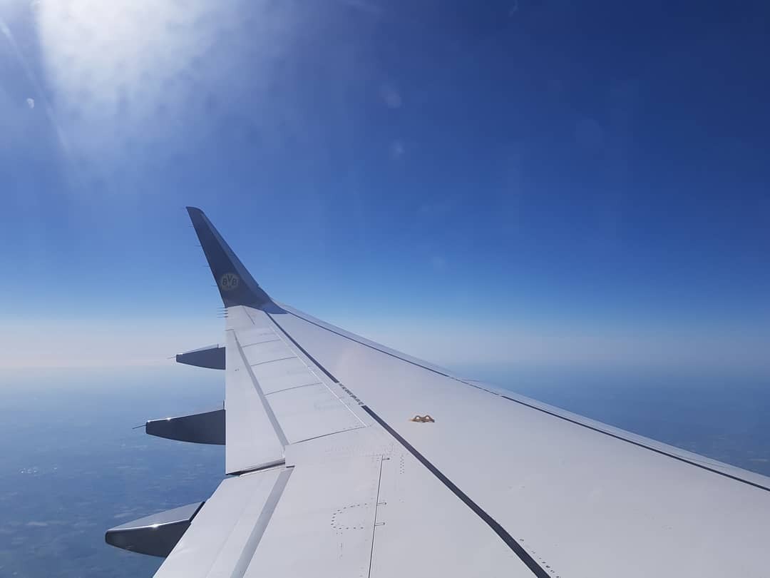 Up in the air ✈ BVB Flieger #upintheair