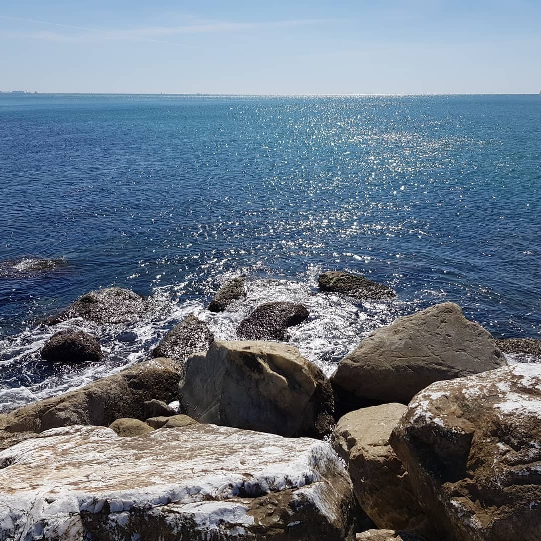 We arrived at the beautiful sea.