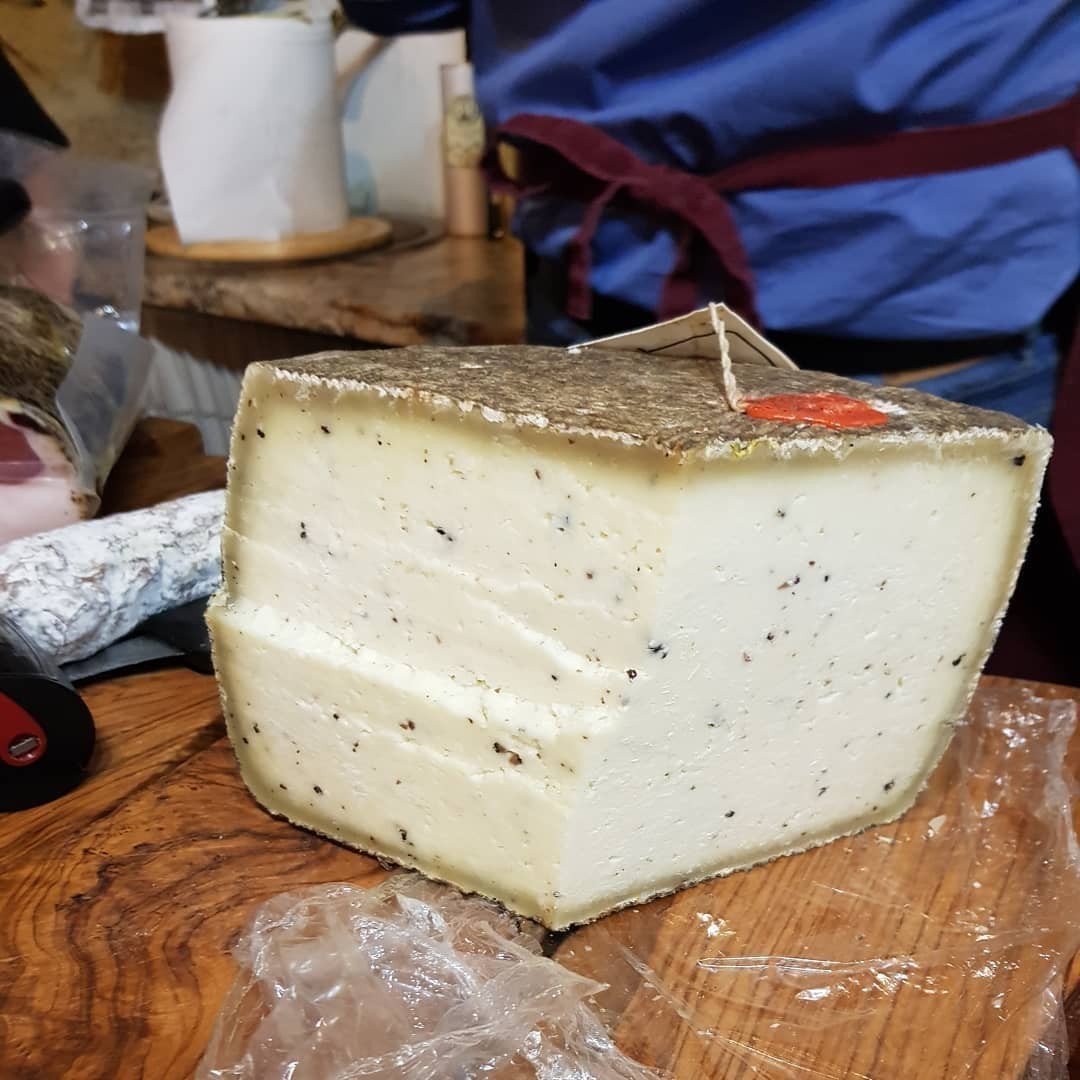 Yummy truffel cheese #Pienza