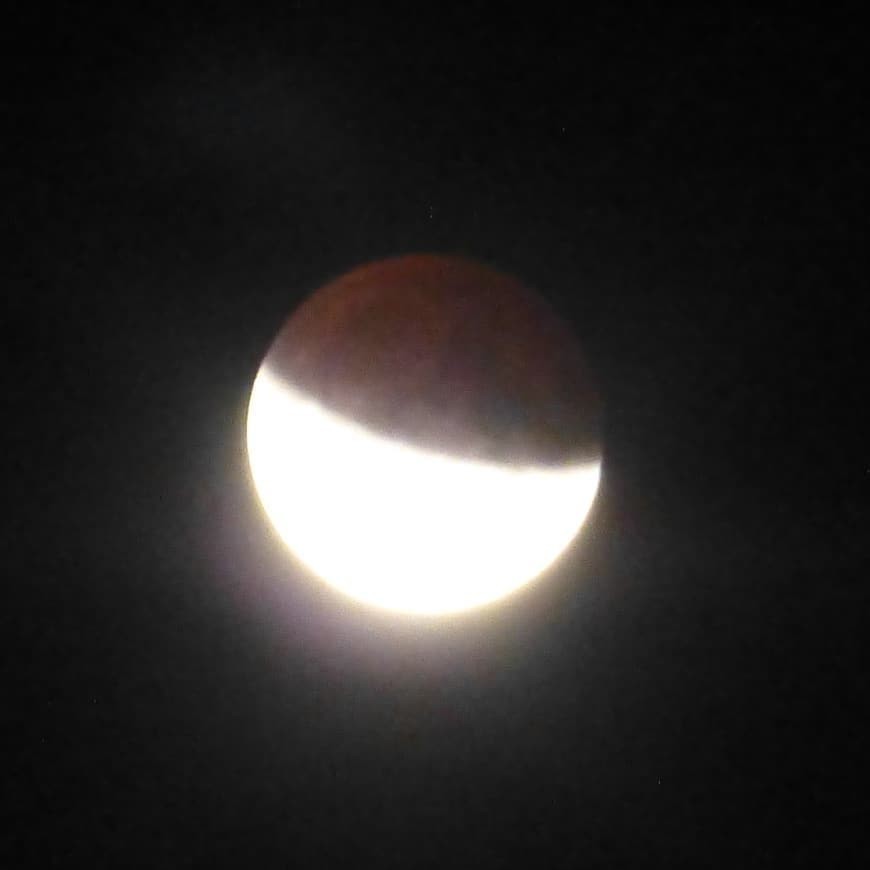Oh wow, we have a partial lunar eclipse tonight – it’s actually Full Moon today. #LunarEclipse
