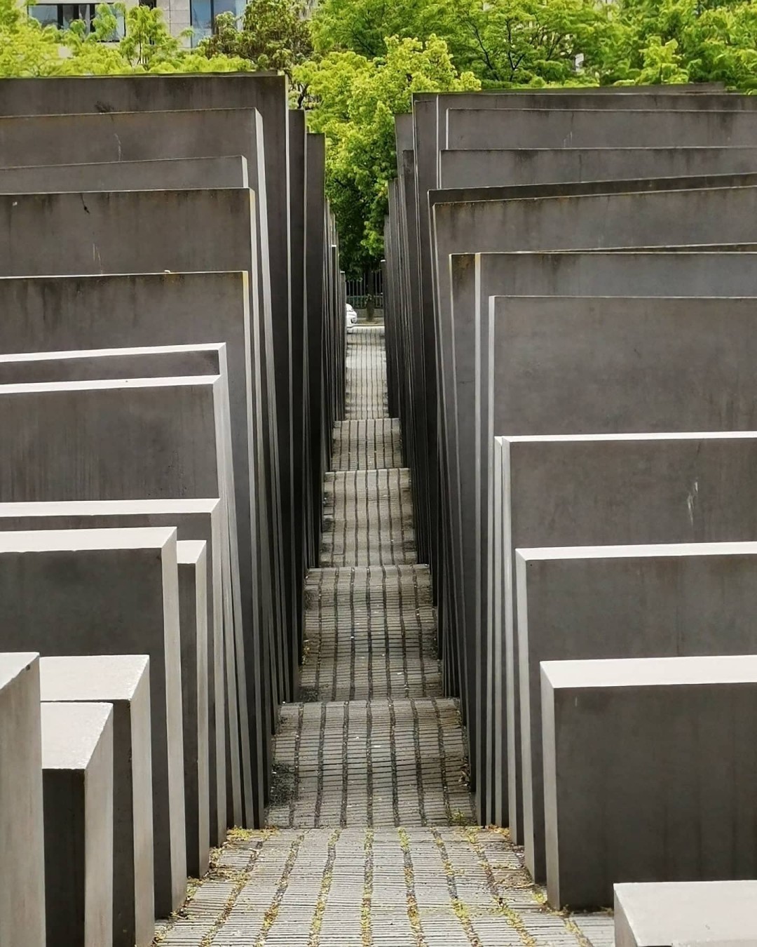 So rare to be able to walk through the Jewish Memorial with no one around. Also check my story 🙏. Odd times indeed.