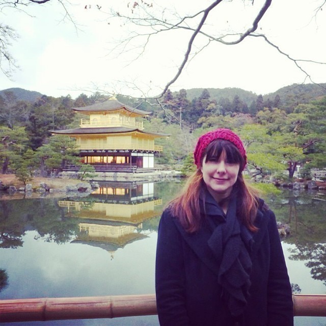 At the Golden Pavillion in Kyoto. #kyoto