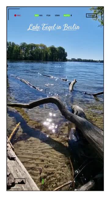[Video] Lake Tegel in Berlin on a beautiful sunny ☀️ day 💕