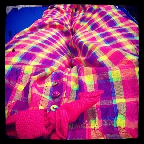 Funky trousers.