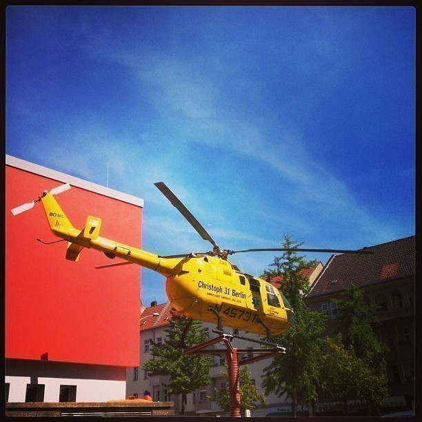 Helicopter on a stick.