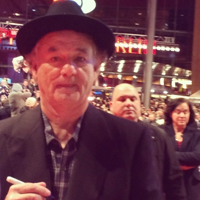 Hollywood in #Berlin: Bill Murray, John Goodman, George Clooney and Matt Damon amongst others. I love it.