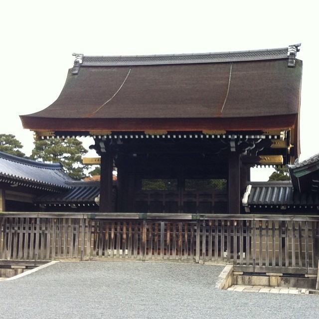 Imperial Palace tour #kyoto