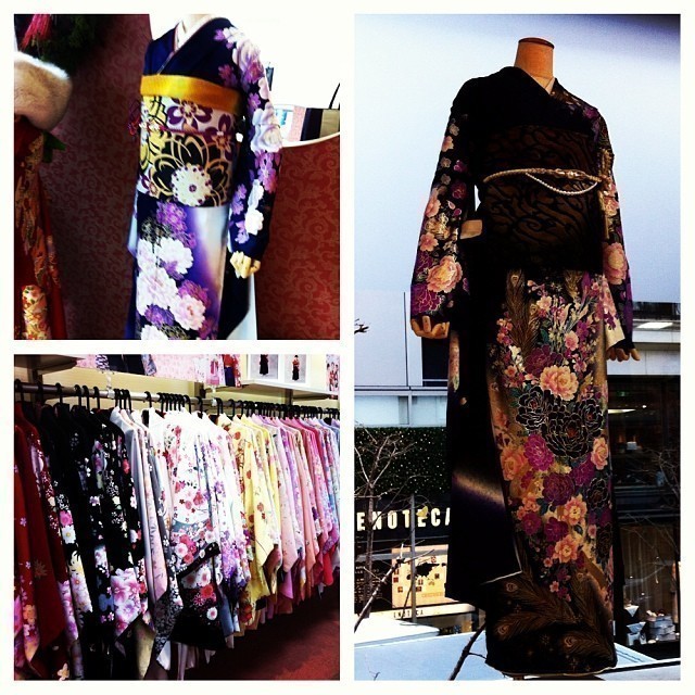 Kimono shop in Ginza #tokyo