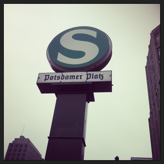 Old signage: Potsdamer Platz #berlin