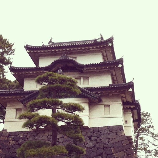 Part of the Imperial Palace ground #tokyo