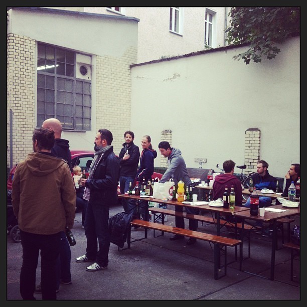 Second week at work: BBQ time :-)