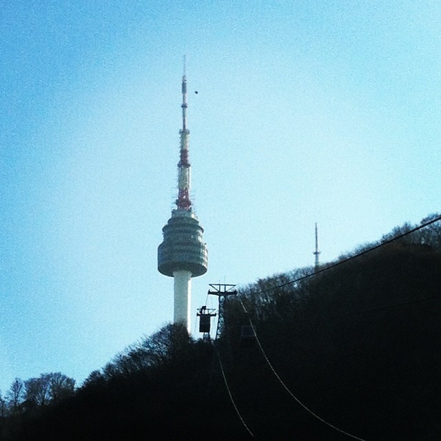Seoul tower today. #seoul