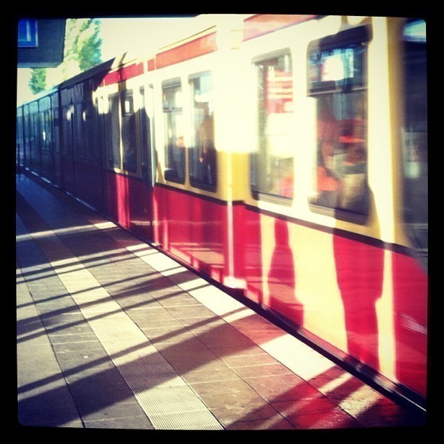 Shadows. Berlin S-Bahn #berlin