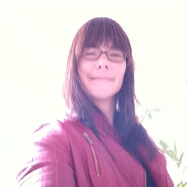 Showing off my new red jacket ;-)