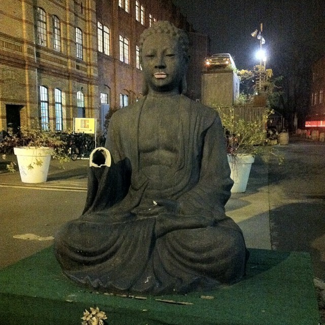 Somewhere in a dark alley way in #Berlin …