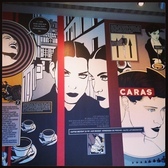 The Wall in a coffee Shop in #berlin