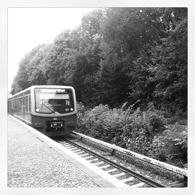 The train picking me up… #berlin