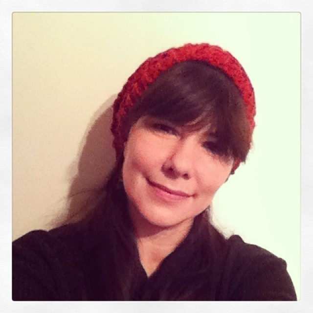 Wearing red hat and red shoes today…