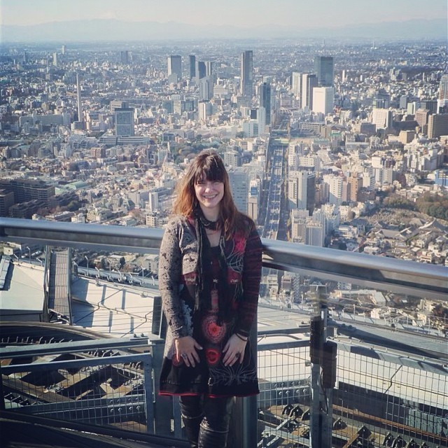With Tokyo in the background. What an amazing view we had. #tokyo