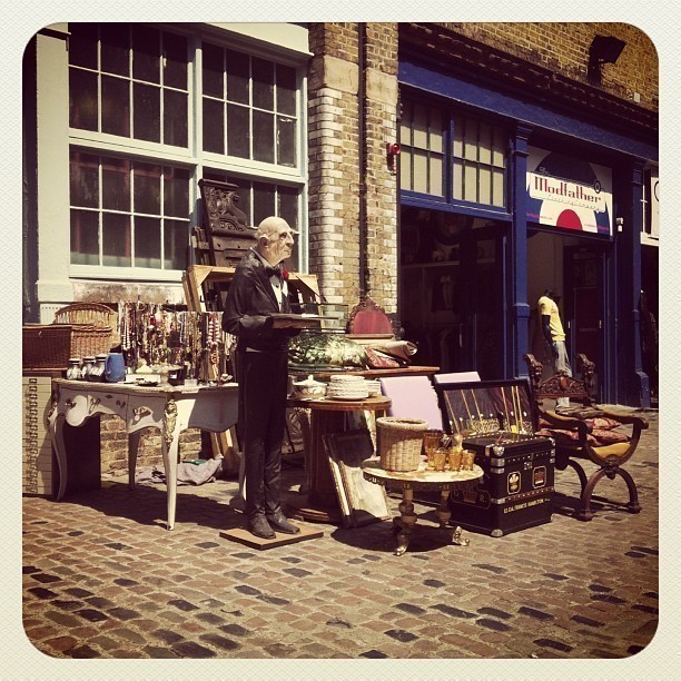Camden market – would you like a butler?