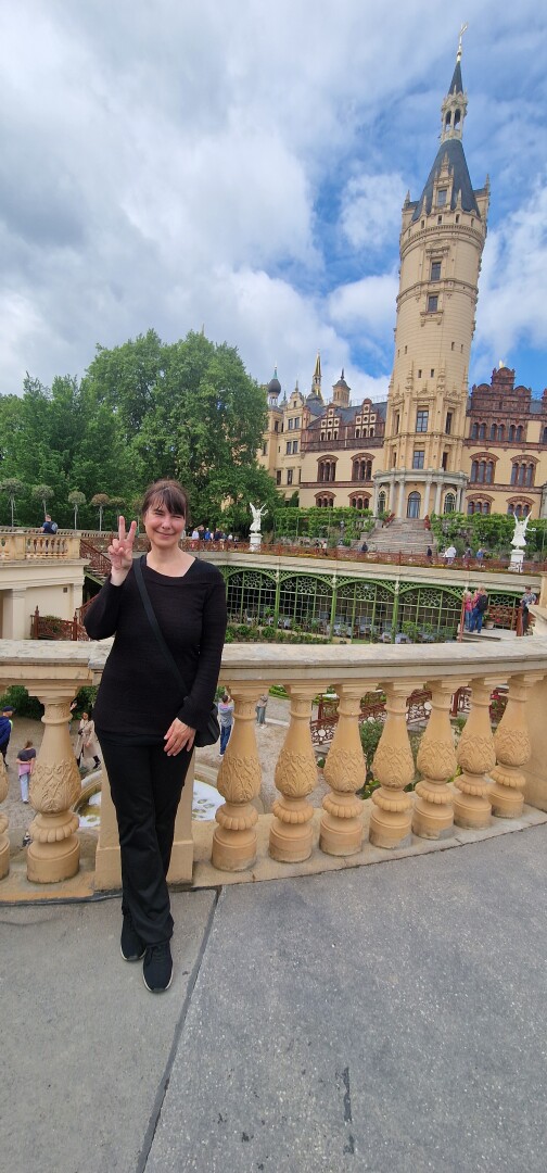 At Schwerin Castle incl its bat grotto 🦇