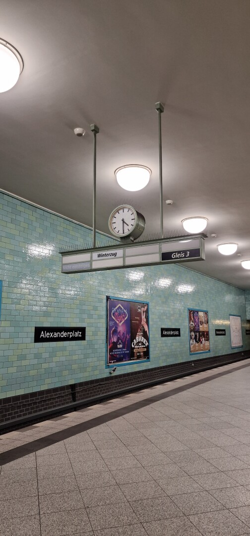Alexanderplatz Subway station Berlin