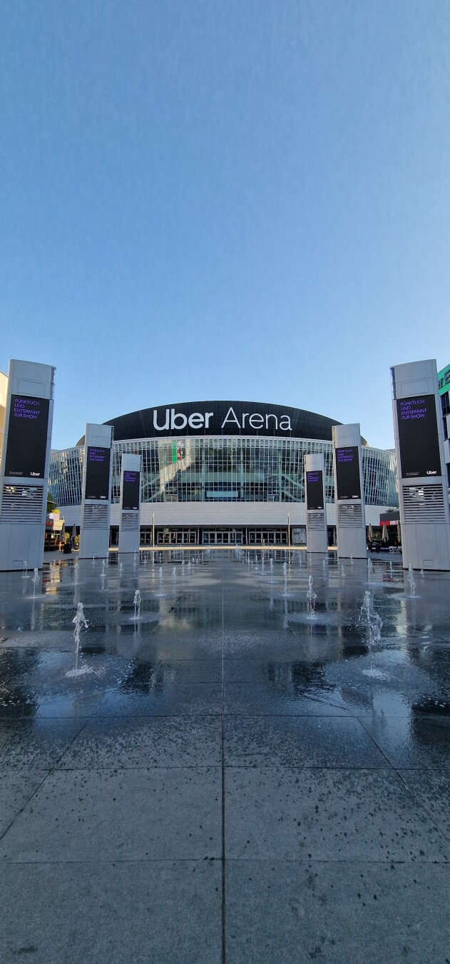 Uber Arena and Uber Platz in Berlin