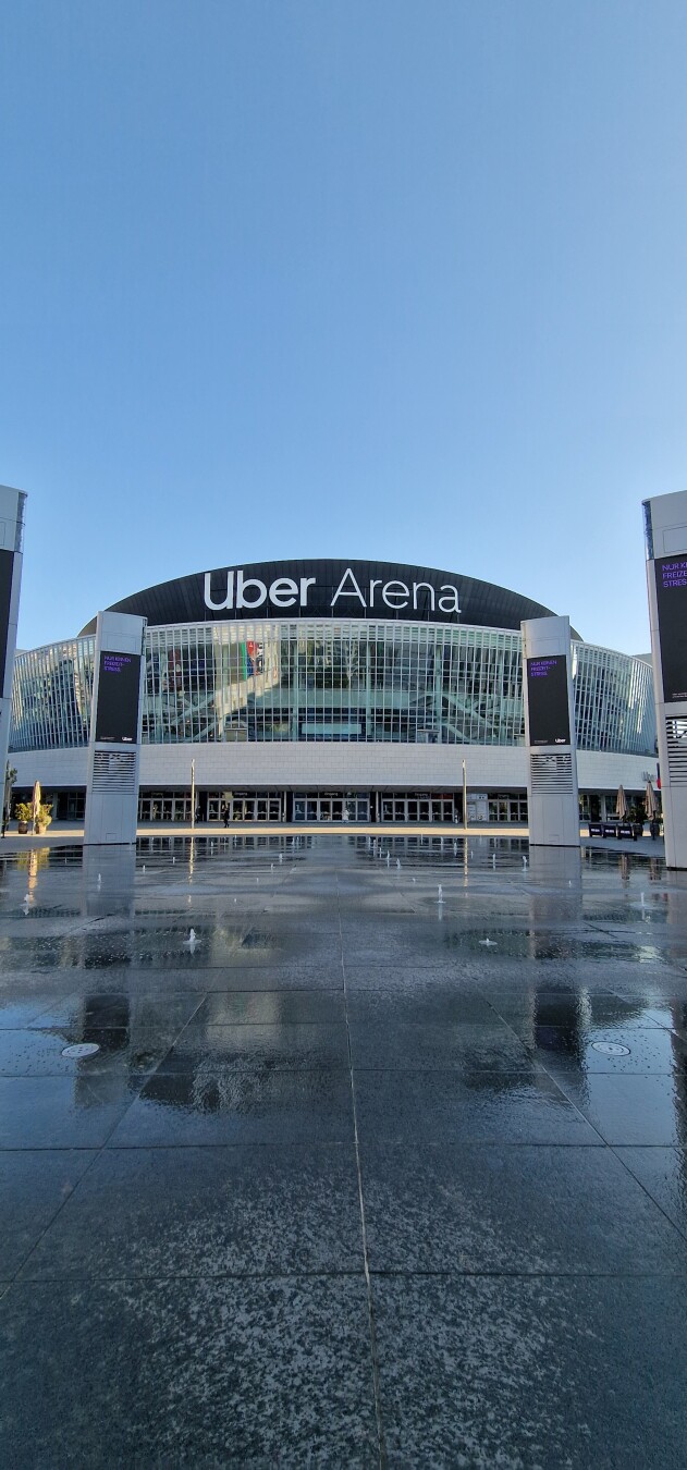 Uber Arena and Uber Platz in Berlin