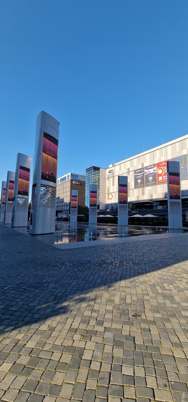 Uber Arena and Uber Platz in Berlin